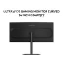 GIGABYTE ULTRAWIDE GAMING MONITOR CURVED 34 INCH G34WQC2 VA 1500R WQHD 2K 1440P 1MS 200HZ HDR400 SPEAKER TILT 3Y - Image 2