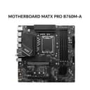 MSI MOTHERBOARD MATX PRO B760M-A WIFI 6E DDR5 LGA1700 /INTEL 3Y - Image 1