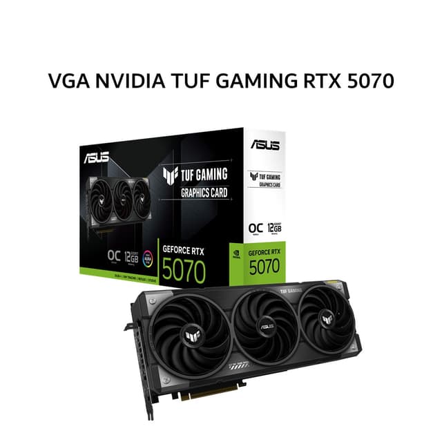 ASUS VGA NVIDIA GEFORCE TUF GAMING RTX 5070 12GB GDDR7 OC 3Y