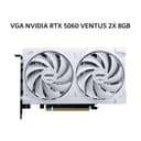 MSI VGA NVIDIA GEFORCE RTX 5060 VENTUS 2X 8GB GDDR7 OC WHITE 3Y - Image 1