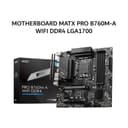 MSI MOTHERBOARD MATX PRO B760M-A WIFI DDR4 LGA1700 /INTEL 3Y - Variant 1