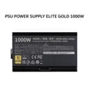 COOLER MASTER PSU POWER SUPPLY ELITE GOLD 1000W (80+ GOLD) FULLY MODULAR ATX 3.1 PCIE 5.0 BLACK 5Y - Image 1