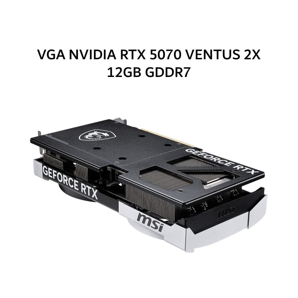 MSI VGA NVIDIA GEFORCE RTX 5070 VENTUS 2X 12GB GDDR7 OC 3Y