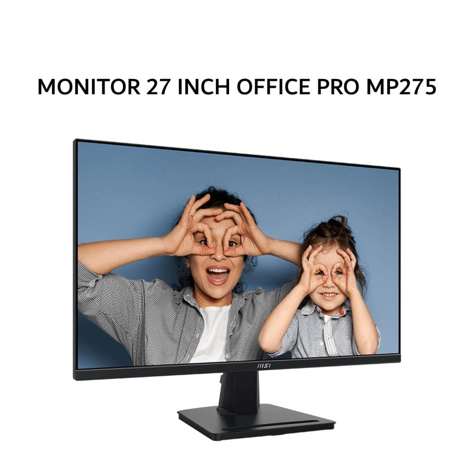 MSI MONITOR 27 INCH OFFICE PRO MP275 IPS FHD 1080P 1MS 100HZ SPEAKER 3Y