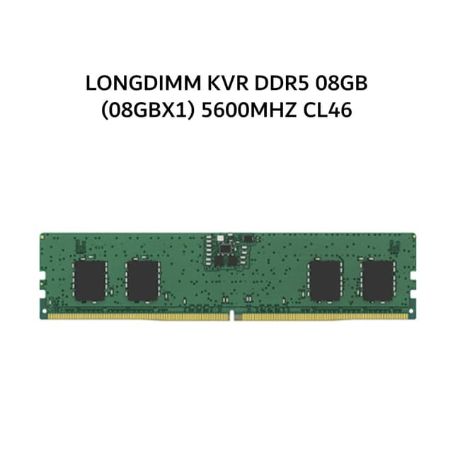 KINGSTON LONGDIMM KVR DDR5 08GB (08GBX1) 5600MHZ CL46