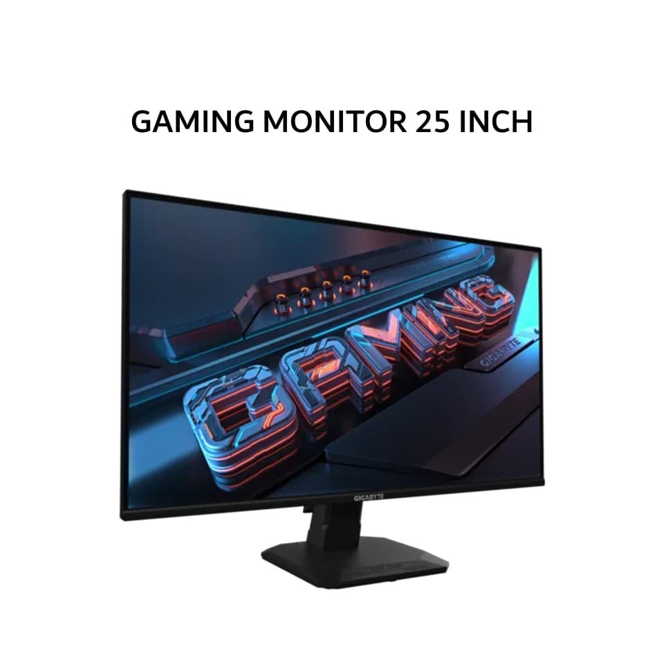 GIGABYTE GAMING MONITOR 25 INCH SS IPS FHD 1080P 1MS 200HZ GS25F2 HDR10 TILT 3Y