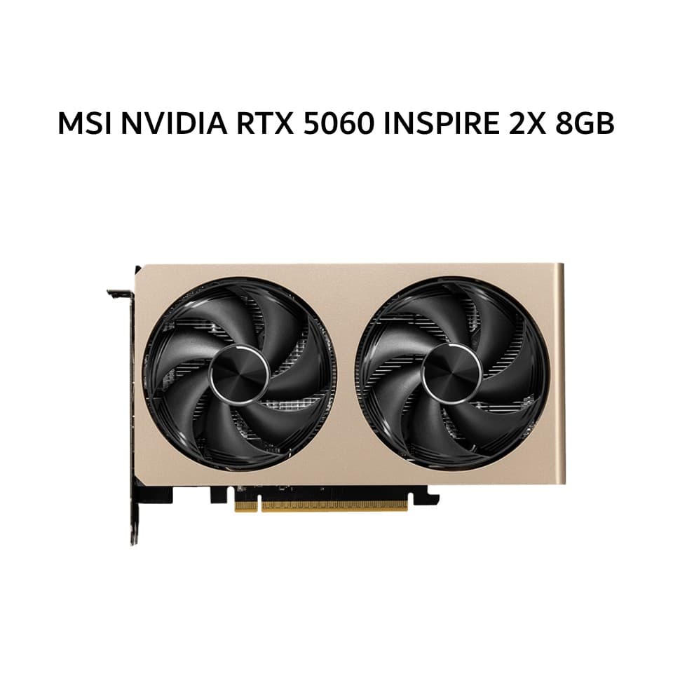 MSI VGA NVIDIA GEFORCE RTX 5060 INSPIRE 2X 8GB GDDR7 OC 3Y